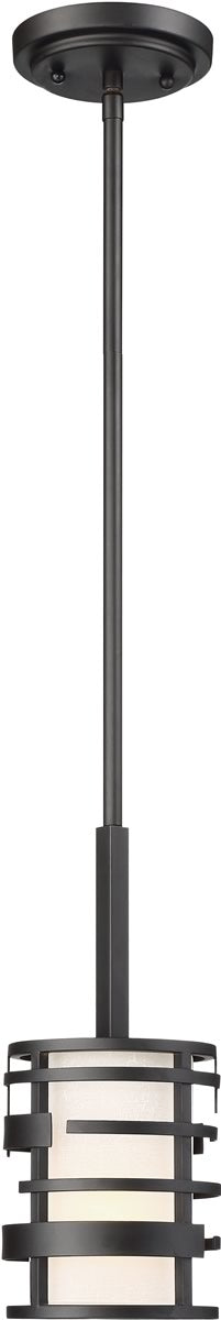 5"W Lansing 1-Light Pendant Textured Black