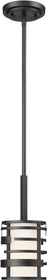 5"W Lansing 1-Light Pendant Textured Black