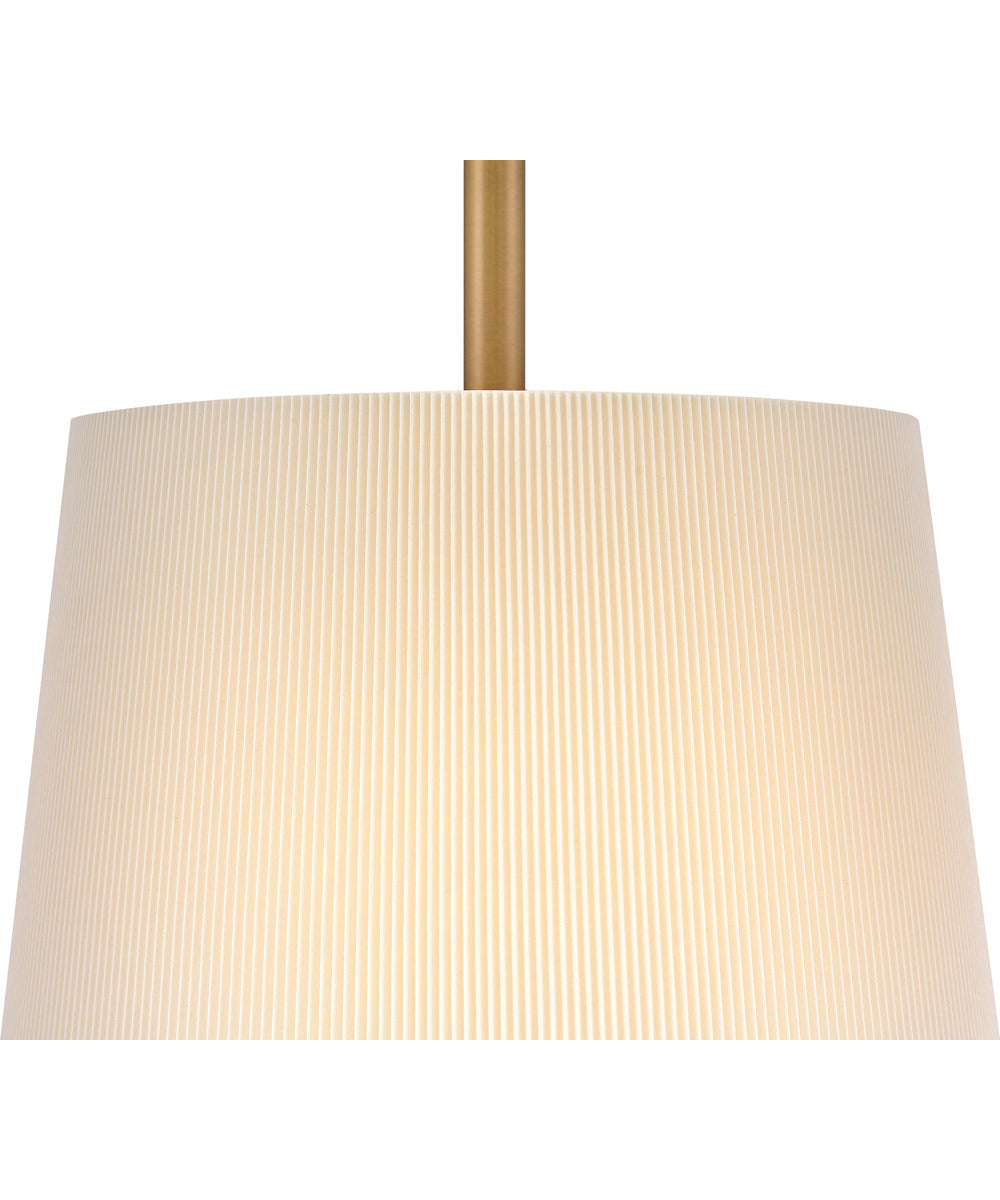 Clive 4-Light Large Tapered Pendant in Heritage Brass