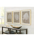 Hendridge Wall Art Set Set of 3 Taupe/White