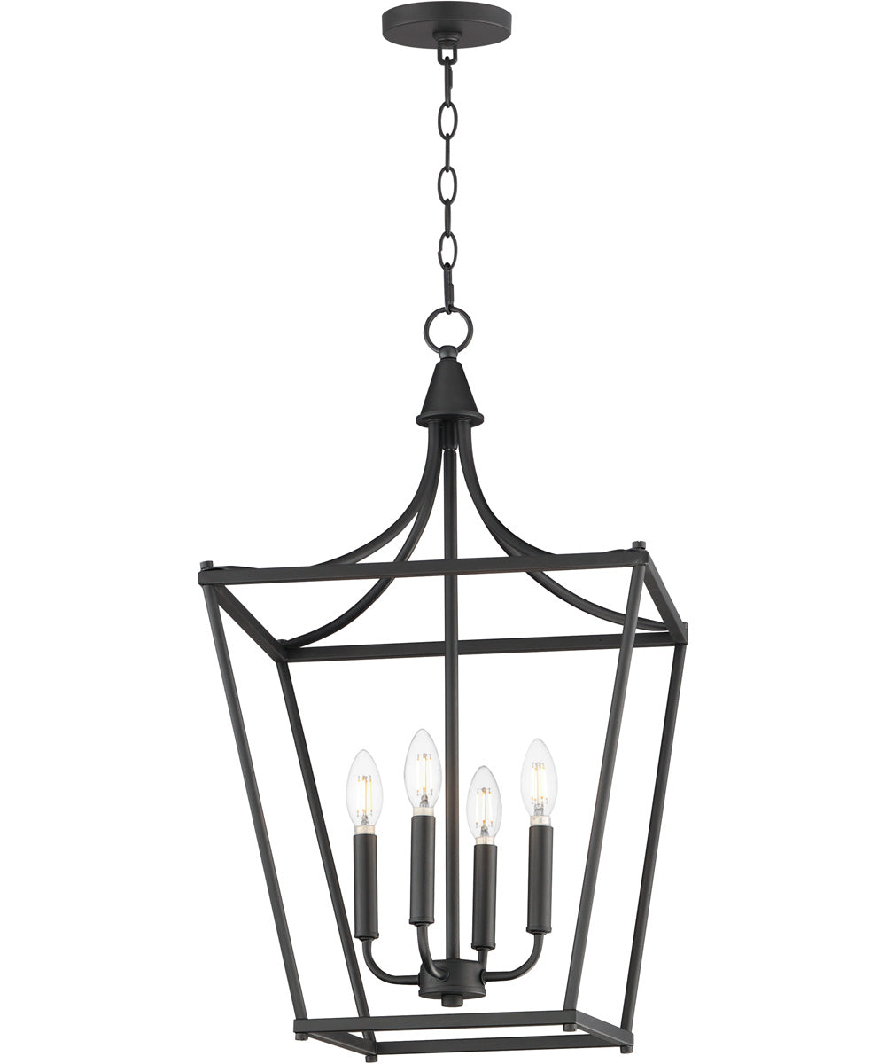 Clifton 4-Light Pendant Black