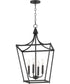 Clifton 4-Light Pendant Black