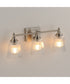 Julip 3-Light Bath Vanity Satin Nickel