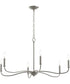 Ilia 6-Light Large Chandelier Brushed Nickel