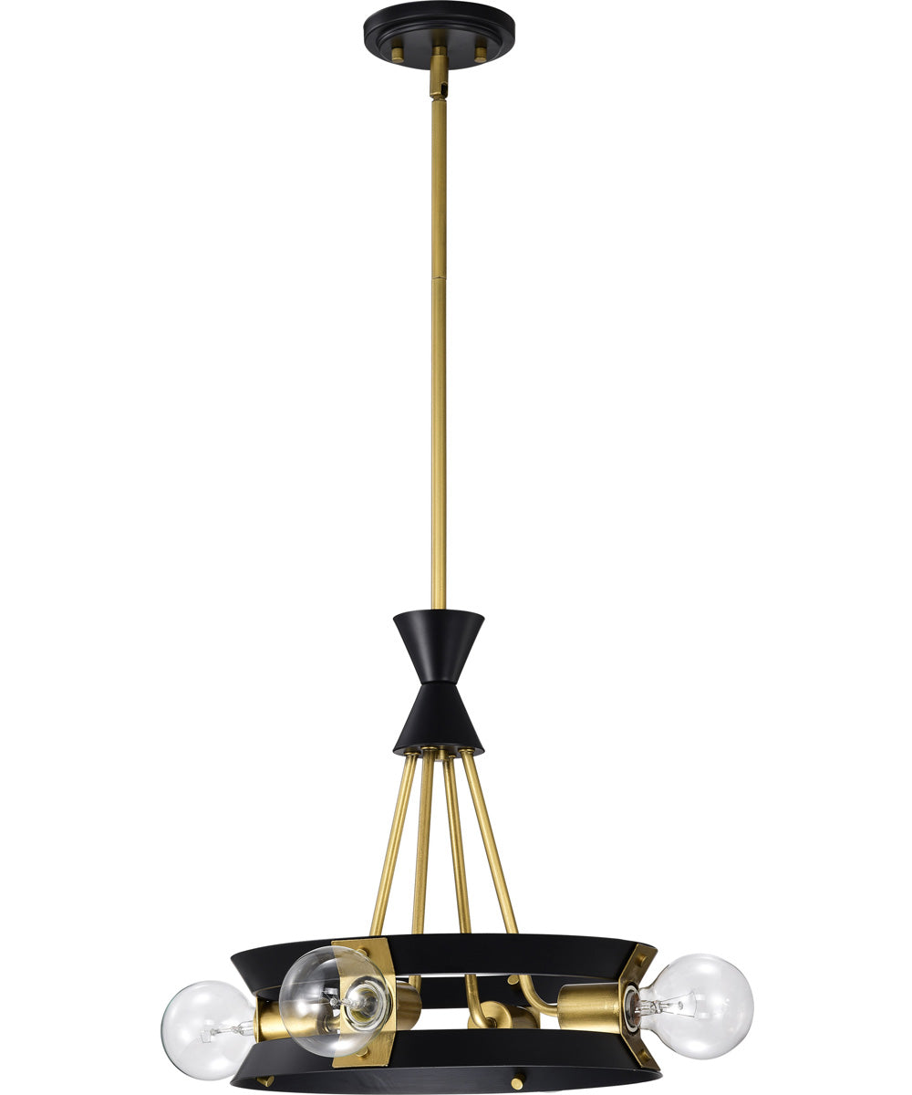 Marsden 4-Light Chandelier Matte Black