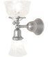 7" Wide Revival Garland Gas & Electric 2 Light Wall Sconce