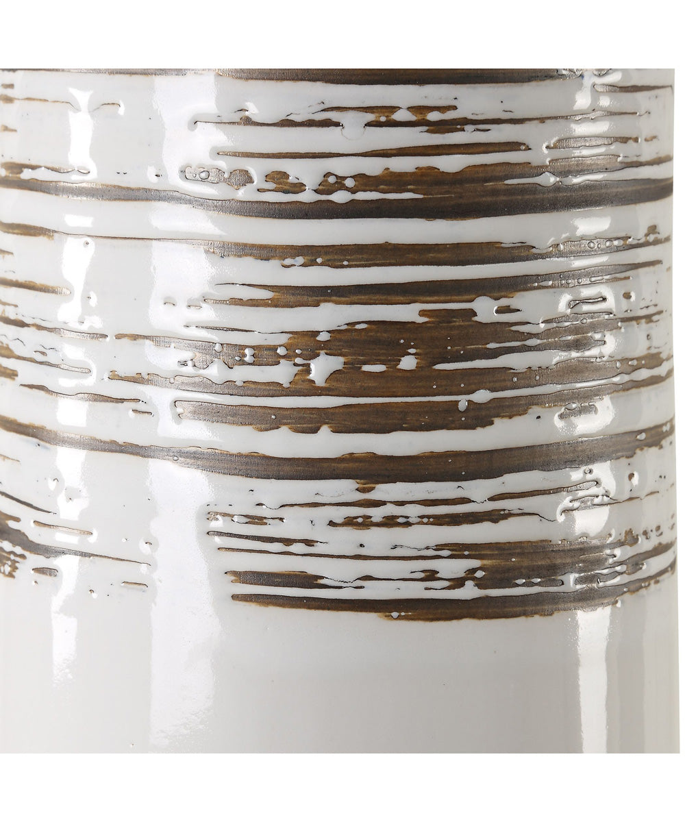 Haven White Glaze Table Lamp