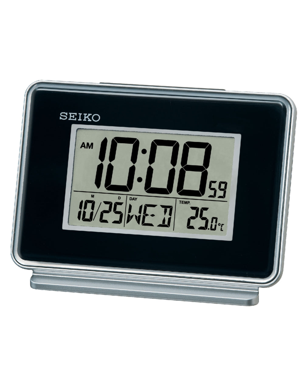 Digital Bedside Alarm Clock with Dual Alarms, Calendar, Thermometer, and Dial Light