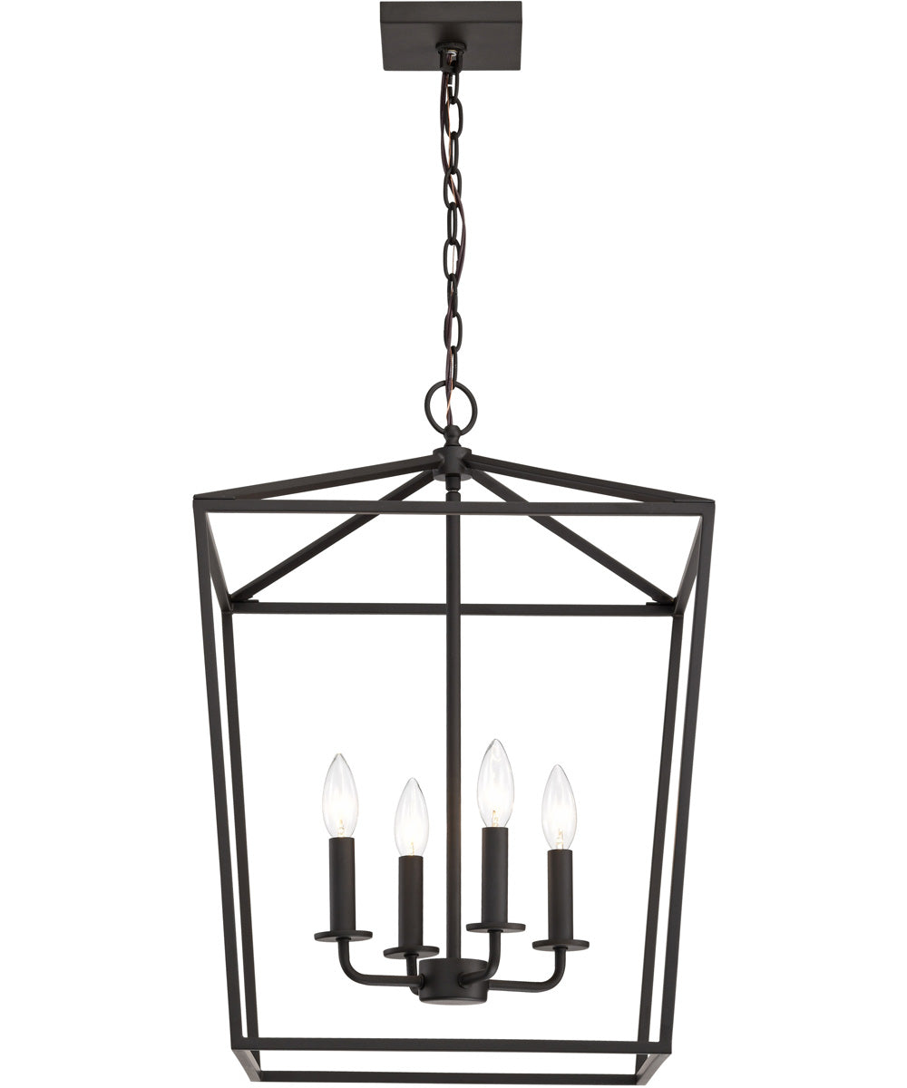 Emma 4-Light Pendant Dark Bronze