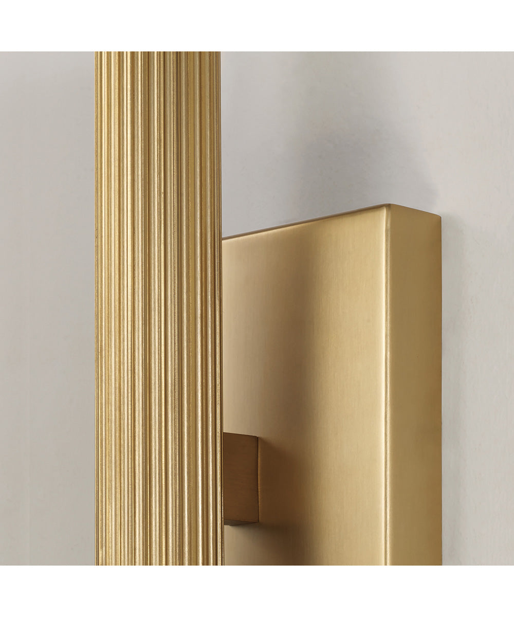 Ian 2-Light Sconce Aged Brass