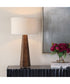 McCaffrey Tapered Burl Table Lamp