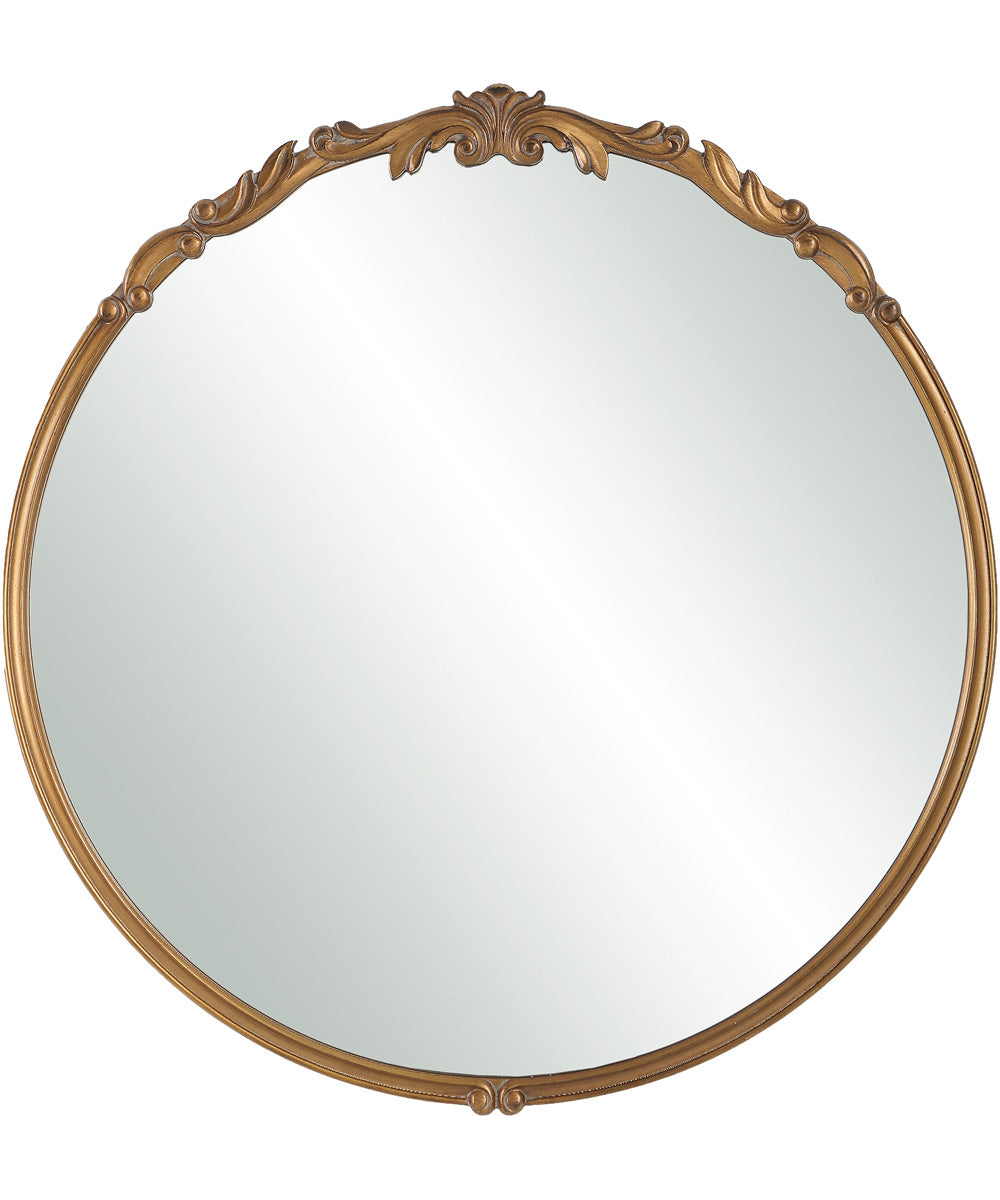 28x29" Wall Mirror in Antique Gold