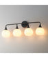 Neve 4-Light Bath Vanity Black