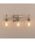 Goblet 3-Light Wall sconce Satin Nickel