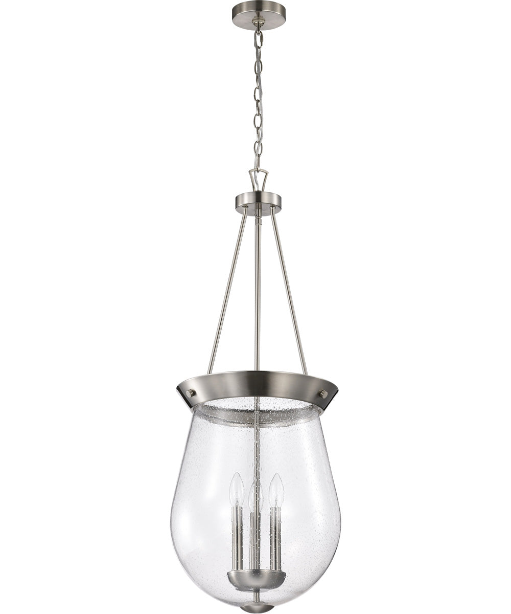 Boliver 3-Light Pendant Brushed Nickel