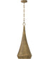 Savari 1-Light Pendant Artisan Gold