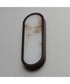 Plinth 15 inch LED Alabaster Wall Sconce Dark Bronze