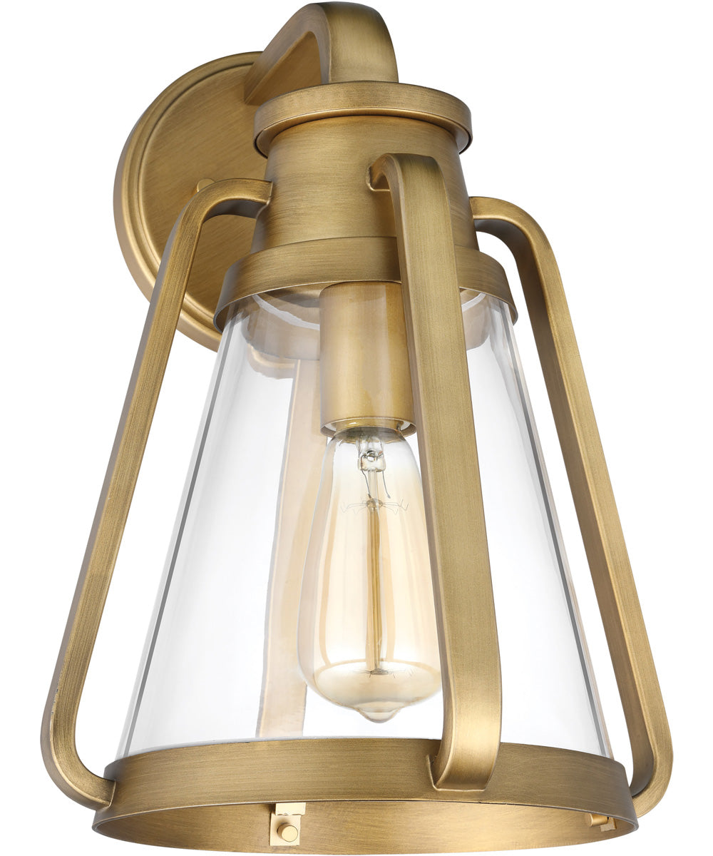 Everett 1-Light Vanity & Wall Natural Brass