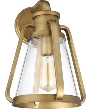 Everett 1-Light Vanity & Wall Natural Brass