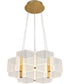 Kenzo  Chandelier Polished Anodized Bronze