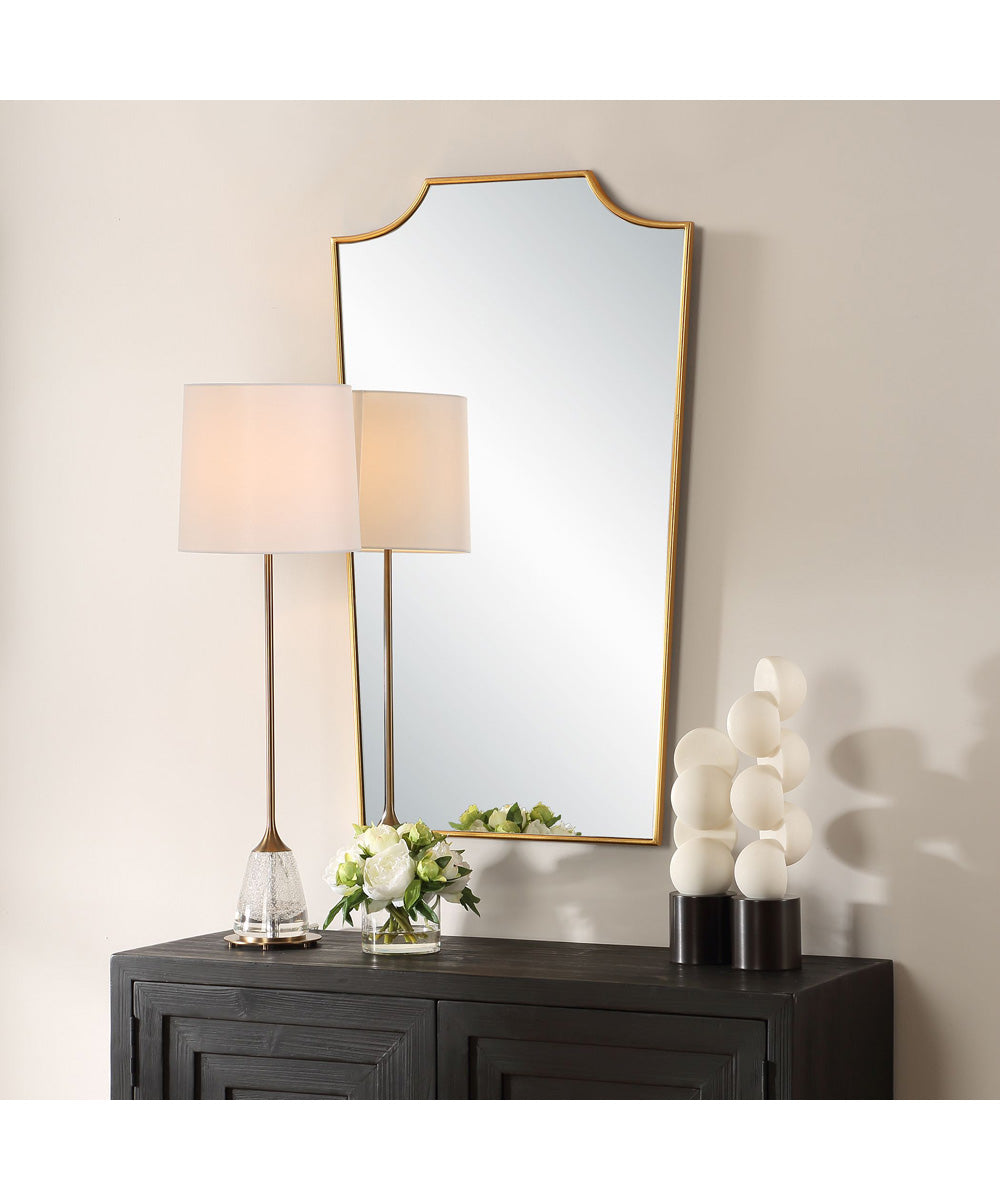 Demure Antique Gold Mirror