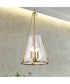 Valentine 3-Light Pendant Vintage Brass