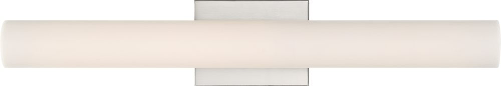 5"W Bend 1-Light LED Vanity & Wall Brushed Nickel