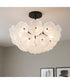 Audrey 4-light Semi Flush Mount Matte Black