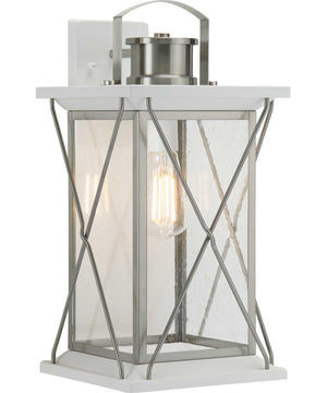 Barlowe 1-Light Large Wall Lantern Stainless Steel