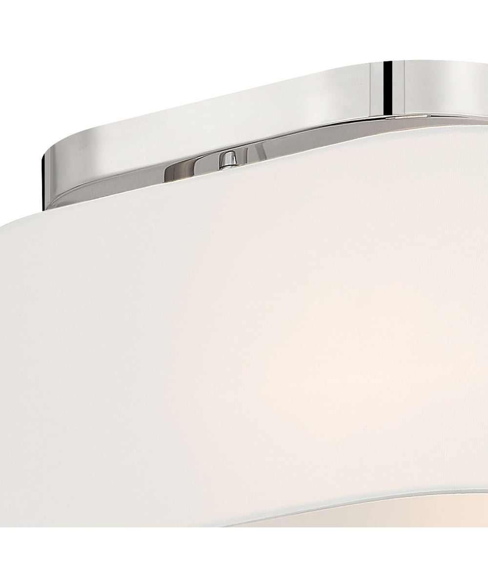 Midtown 1 Light Semi Flush Polished Nickel