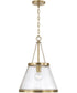Landon 1-Light Pendant Aged Brass