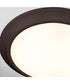 1-light LED Ceiling Flush Mount Oiled Bronze