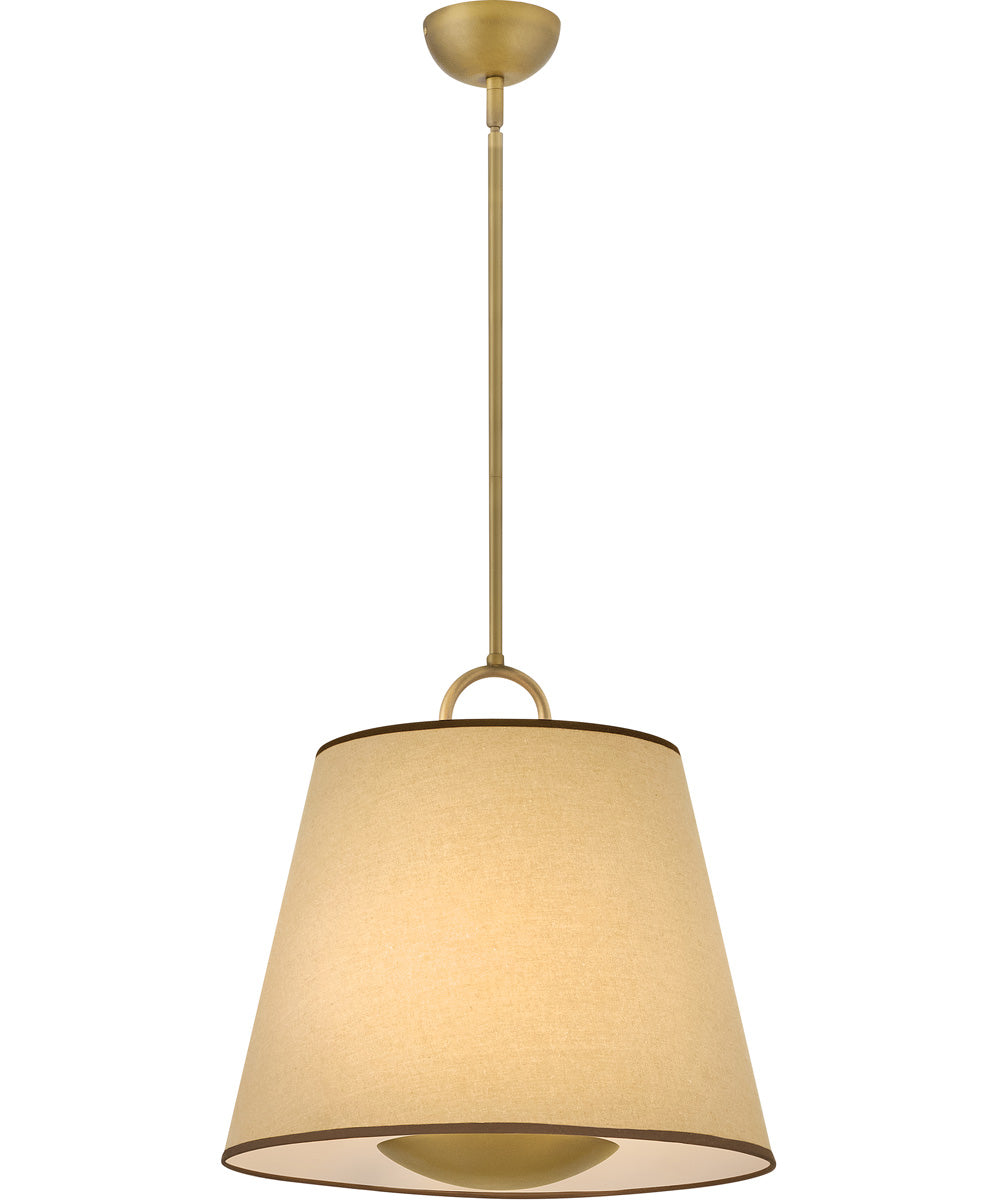 Sonia 3-Light Large Pendant in Lacquered Brass
