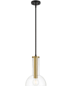 Nova 1 Light Pendant Matte Black