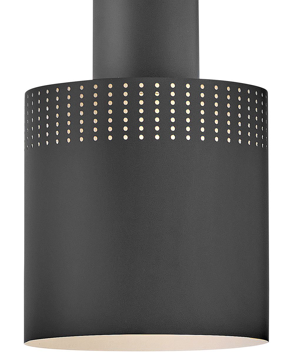 Casey 1-Light Small Pendant in Black