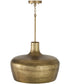 Myriah 1-Light Pendant Tibetan Hammered Brass