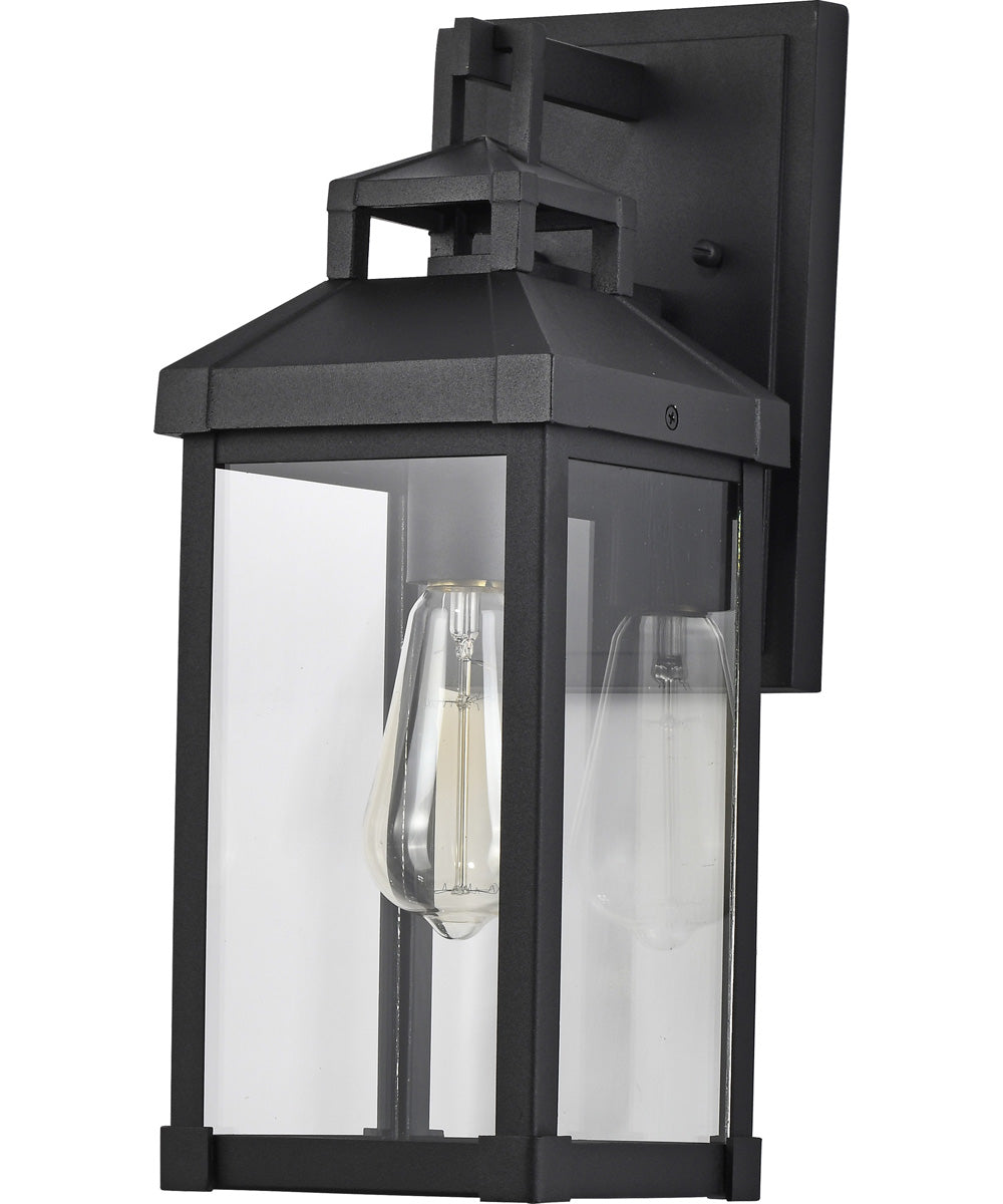 Corning 1-Light Outdoor Matte Black