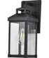Corning 1-Light Outdoor Matte Black