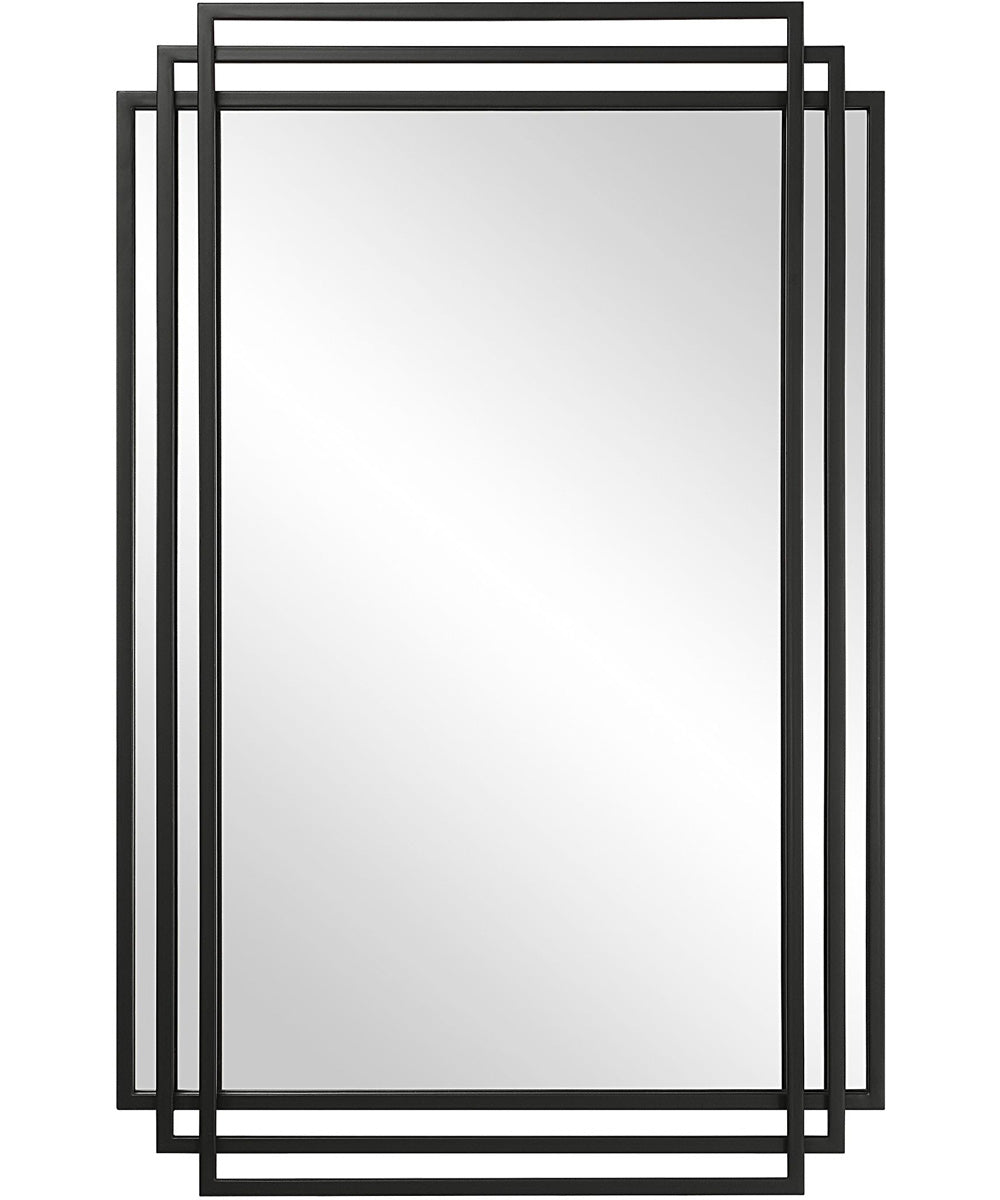 Amherst Black Iron Mirror