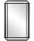 Amherst Black Iron Mirror