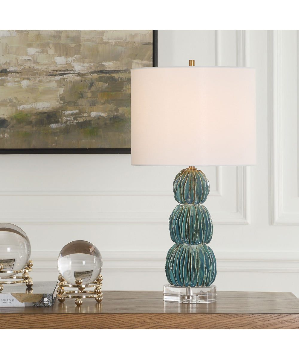 Bonaire Teal Blue Table Lamp