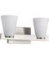Royale 2-Light Vanity & Wall Brushed Nickel