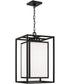 Aiden 1-Light Outdoor Hanging-Lantern Black
