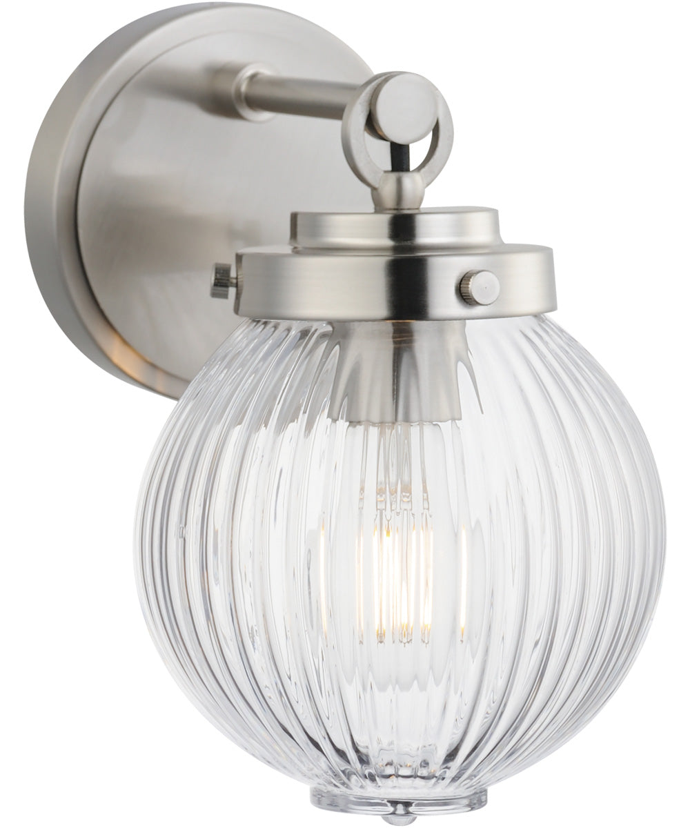 Kasbah 1-Light Bath Vanity Satin Nickel