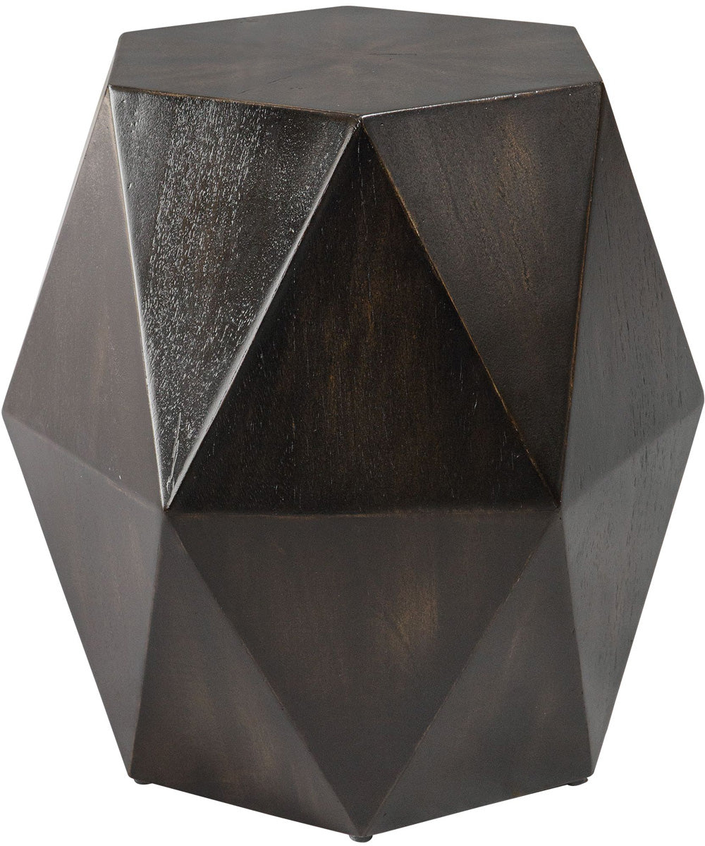Volker Black Geometric Accent Table