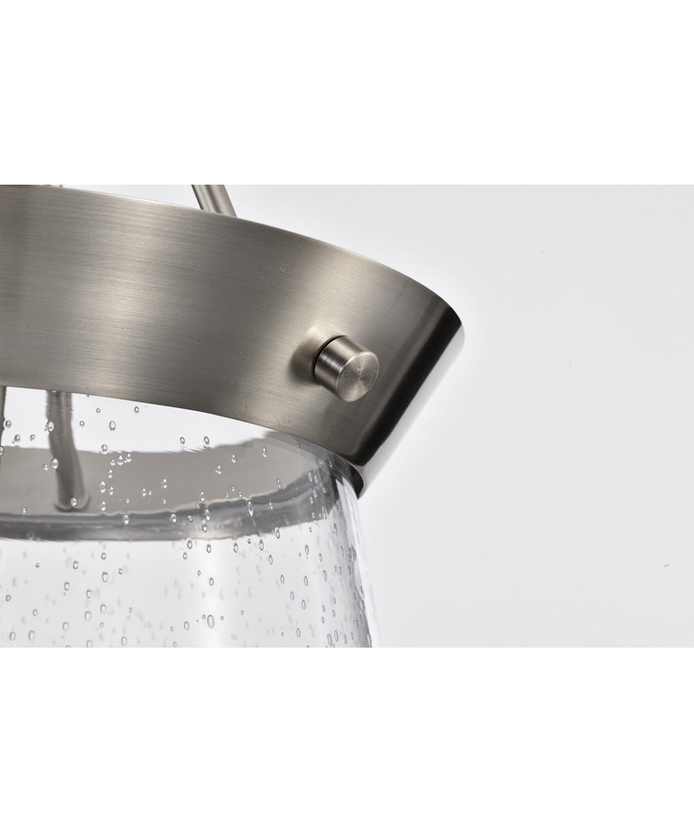 Boliver 3-Light Pendant Brushed Nickel