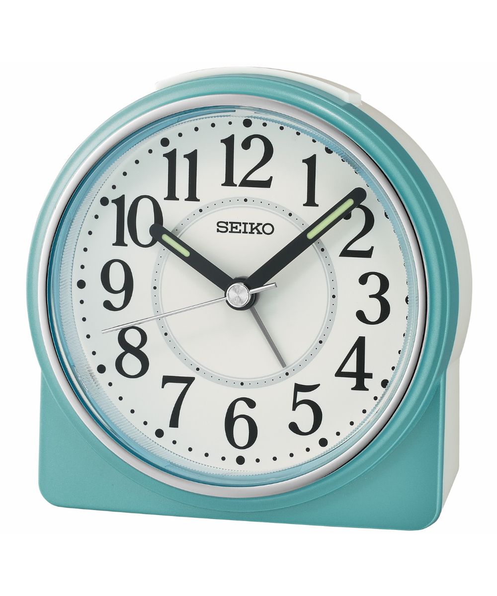 OPEN BOX Alarm Clock Marui Metallic Blue Plastic Case/Cover