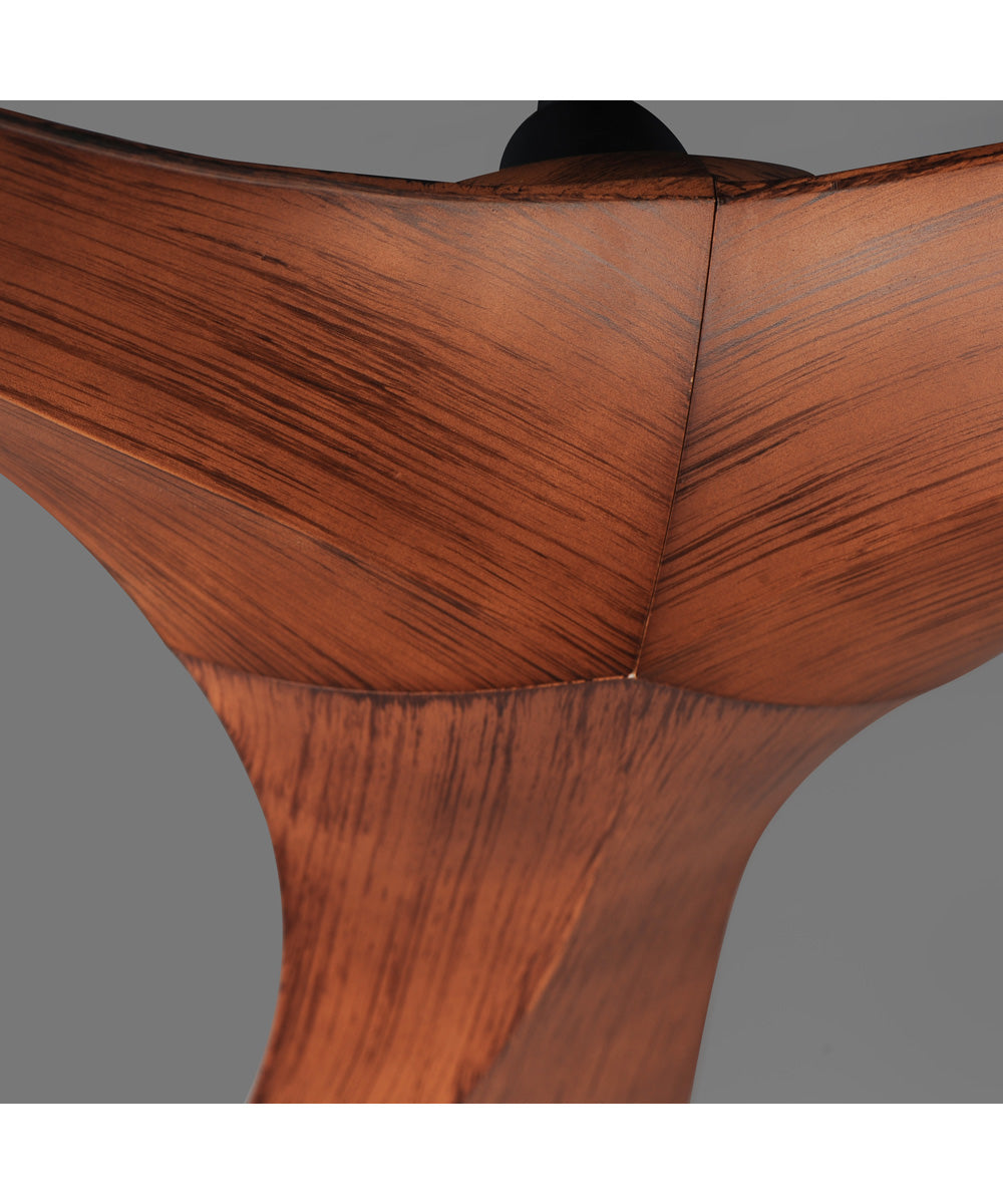 Keanu 56 inch Indoor/Outdoor Fan Black / Walnut