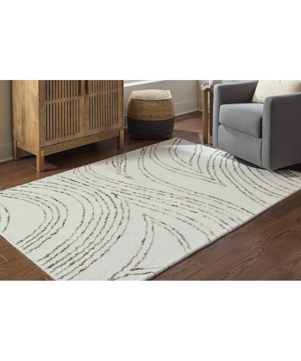 Deenbury Medium Rug Ivory/Green/Brown