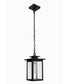 Rock Creek 1-Light Outdoor Lighting Textured Black